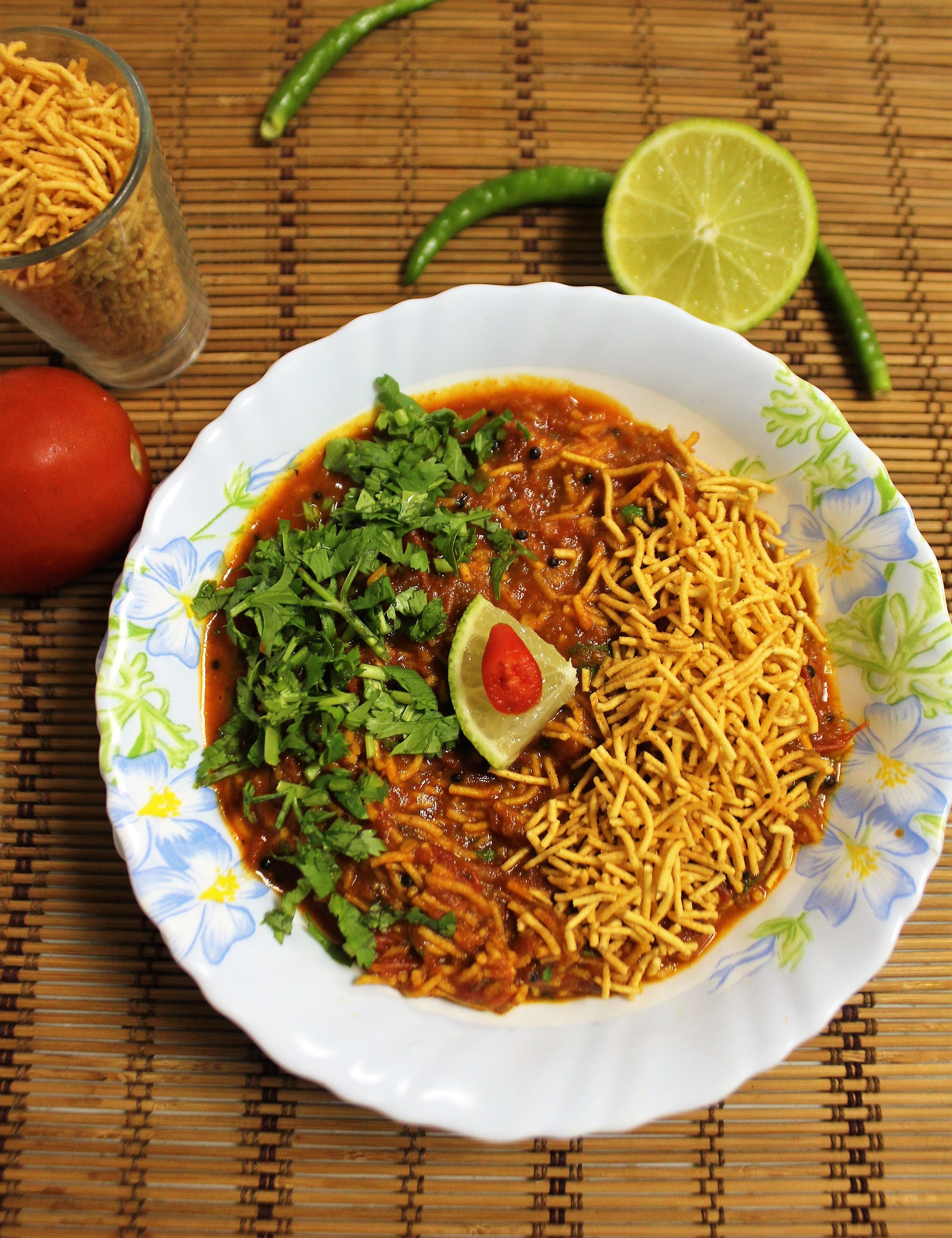 Sev Tameta Nu Shaak (Traditional Gujarati Side Dish) recipe | dish ...