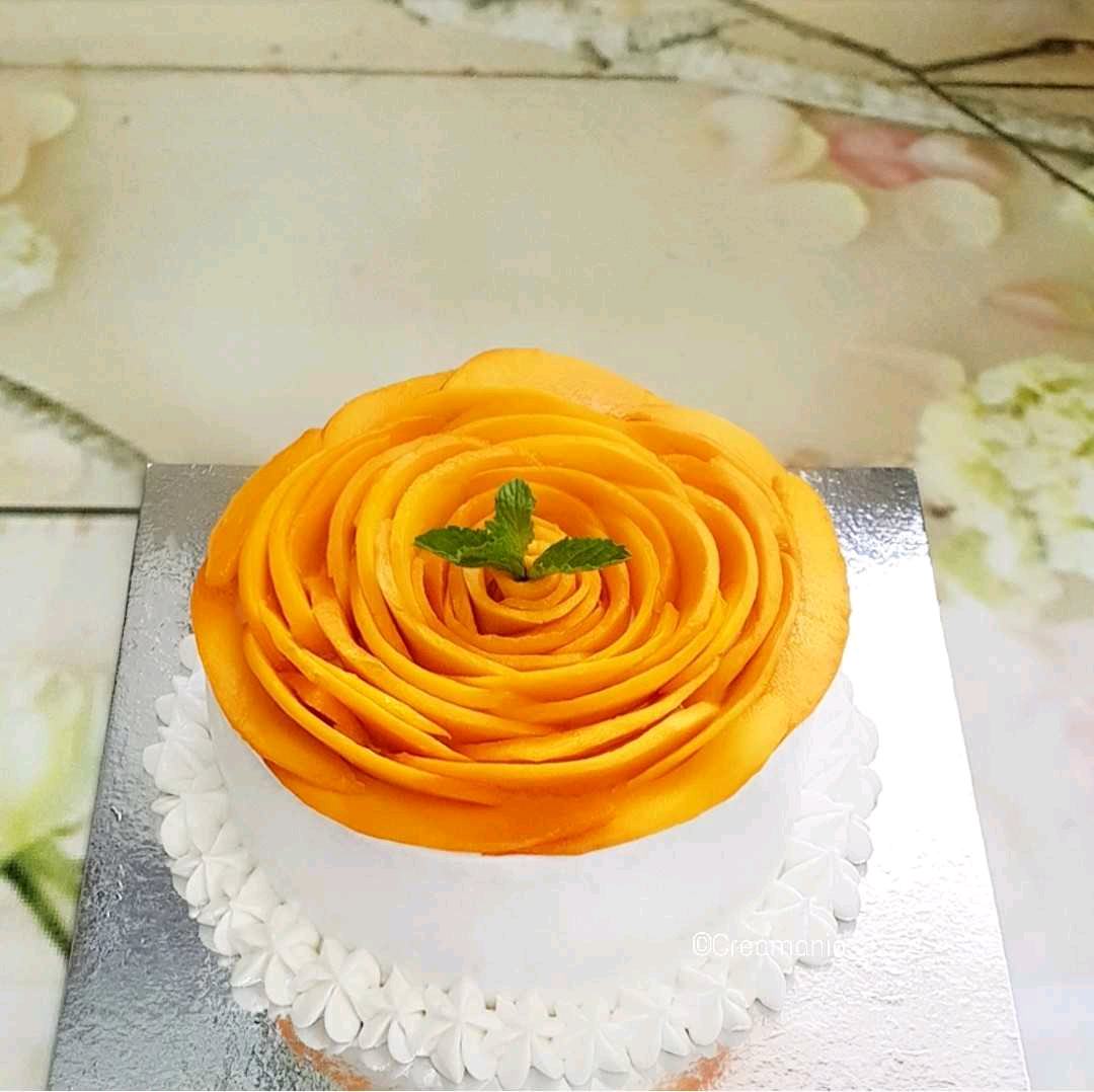 Mango Rose Cake Recipe | Cake Recipes | Vibha Bhutada Recipes | Recipebook